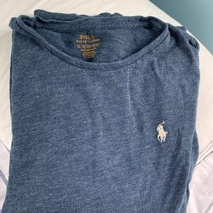 Blue Long sleeve Polo XL